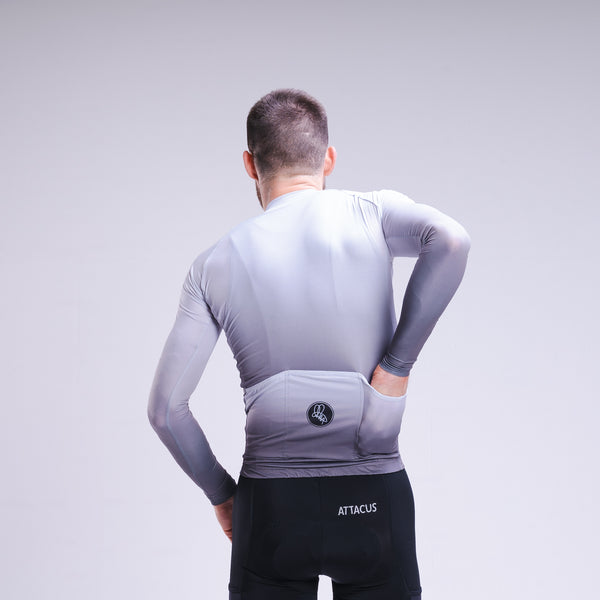 Men's Grey Dissolve Long Sleeve Foundation Jersey