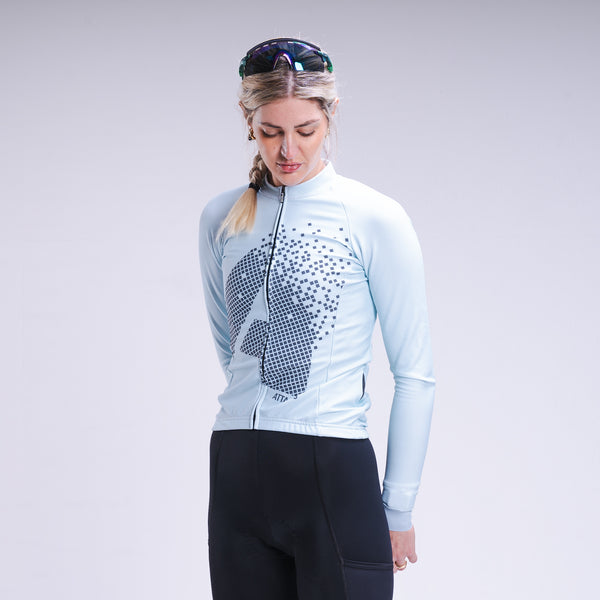 Women's Pixel Thermal Long Sleeve Jersey