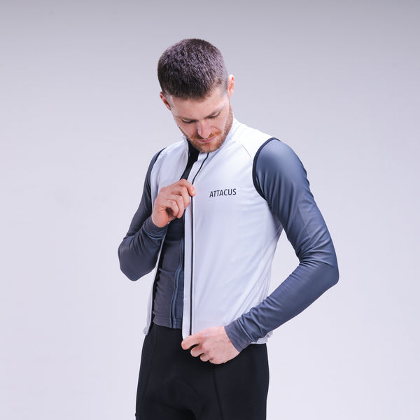 Men's Light Grey Insulated Gilet