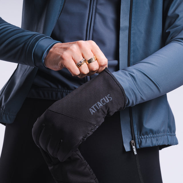 Black Deep Winter Full Finger Gloves