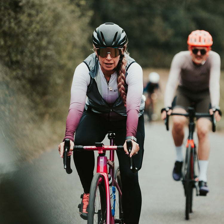 Women's Purple Dissolve Long Sleeve Foundation Jersey