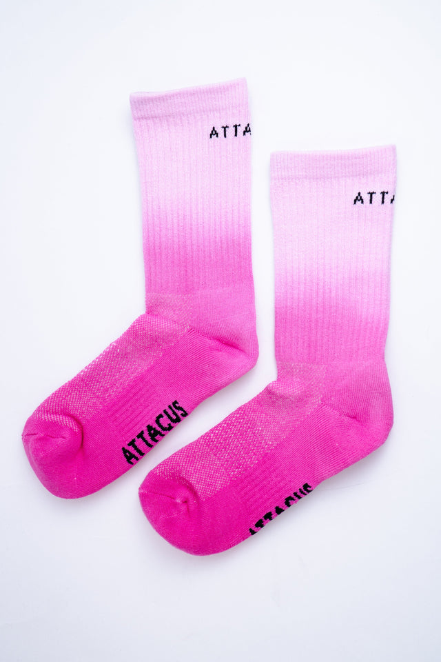 Pink Dissolve Casual Socks