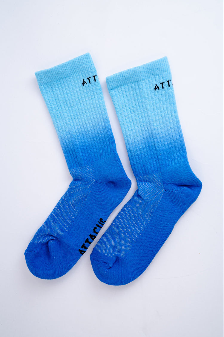 Blue Dissolve Casual Socks