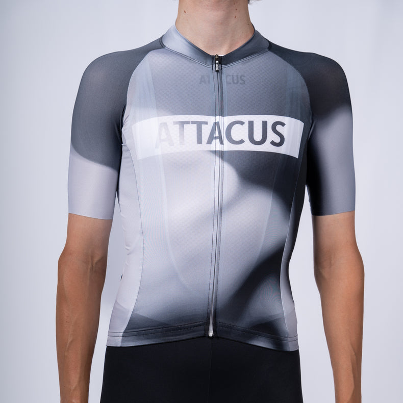 Ember Grey Marble New Foundation Cycling Jersey Men