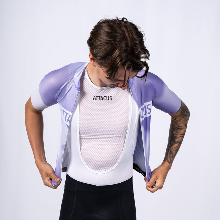 Ember Purple Marble New Foundation Cycling Jersey Men