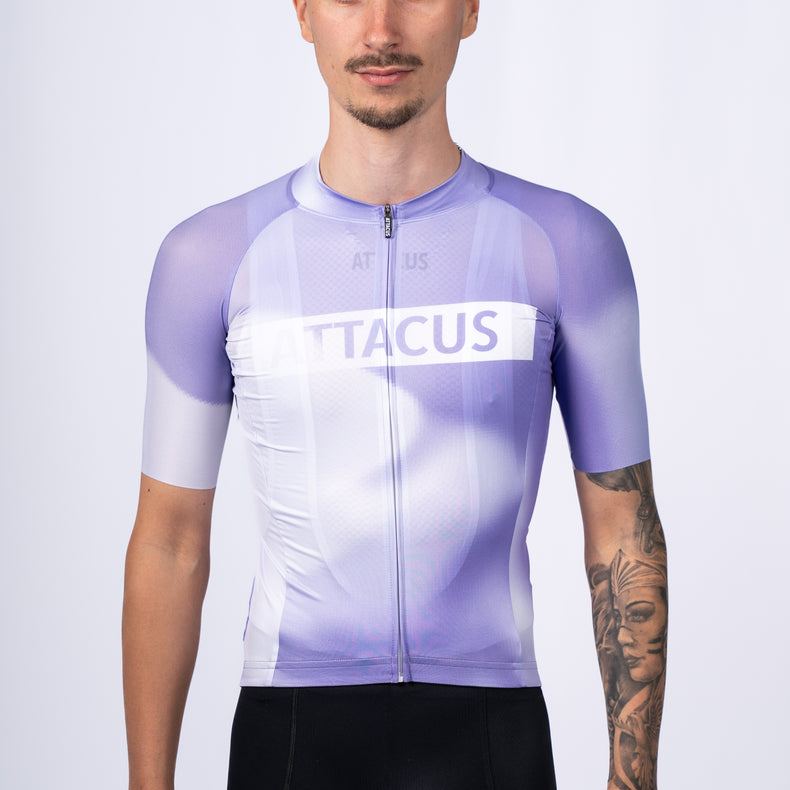 Ember Purple Marble New Foundation Cycling Jersey Men