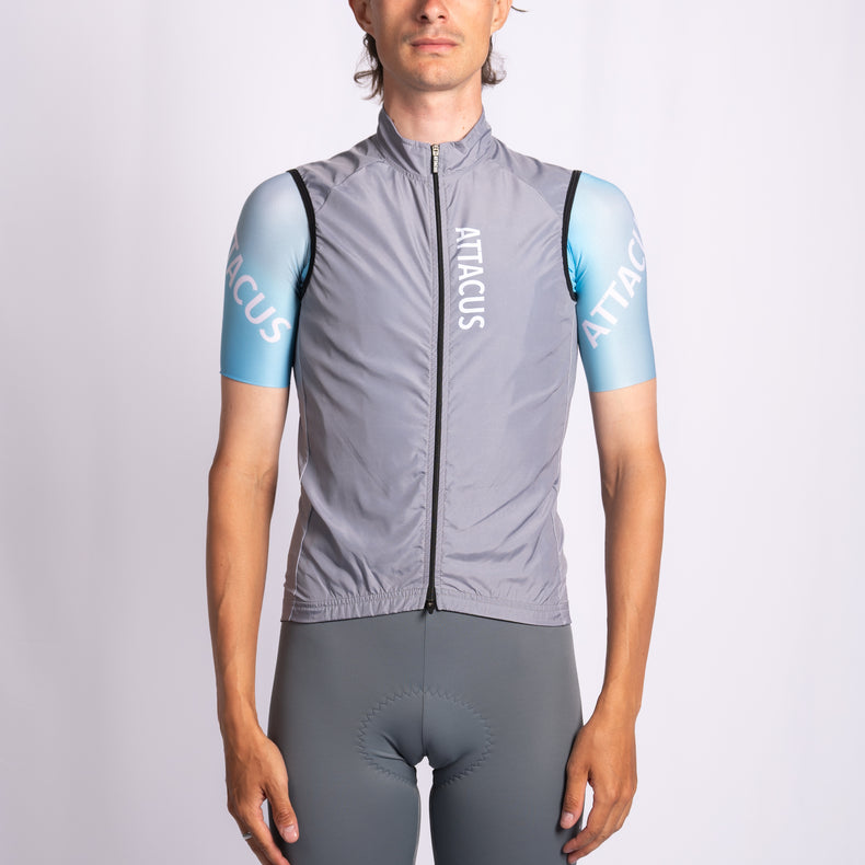 Riva New Men Lightweight Gilet Grey
