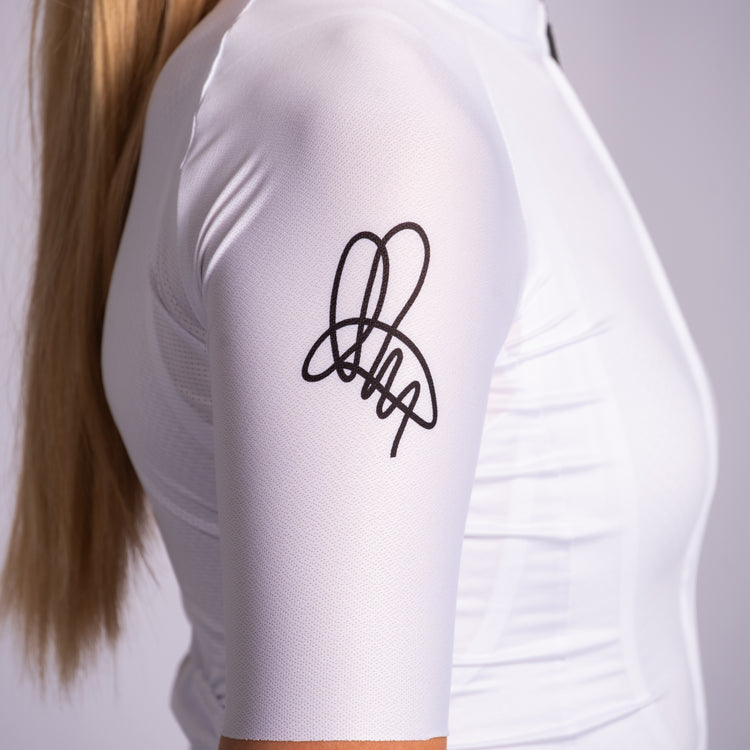Apex White New Foundation Cycling Jersey Women