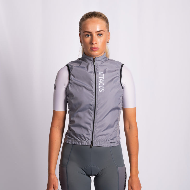 Riva New Lightweight Women's Cycling Gilet Grey