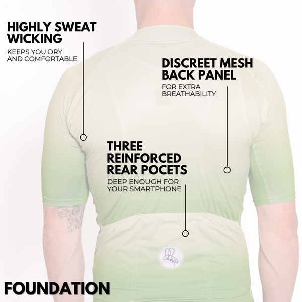 Men's Green Dissolve Foundation Jersey