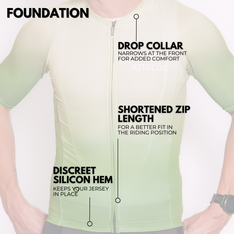 Men's Green Dissolve Foundation Jersey
