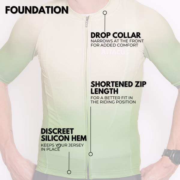 Men's Green Dissolve Foundation Jersey