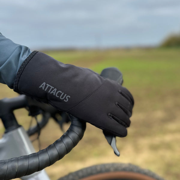 Black Deep Winter Full Finger Gloves