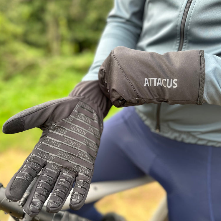 Black Deep Winter Full Finger Gloves