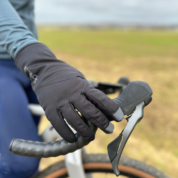 Black Deep Winter Full Finger Gloves