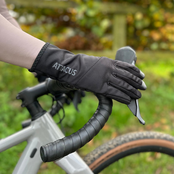 Black Autumn Full Finger Gloves