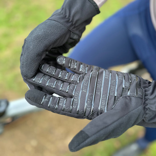 Black Autumn Full Finger Gloves