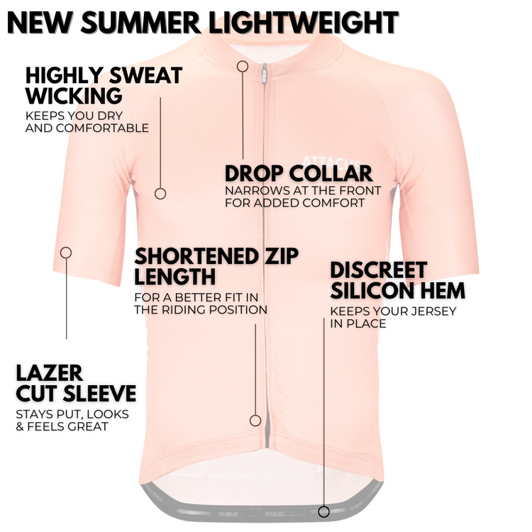 Men's Indian Orange Summer Jersey