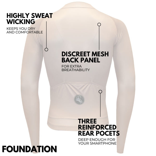 Men's Brown Long Sleeve Foundation Jersey