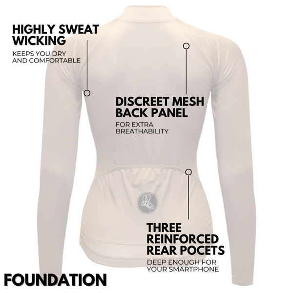 Women's Brown Long Sleeve Foundation Jersey