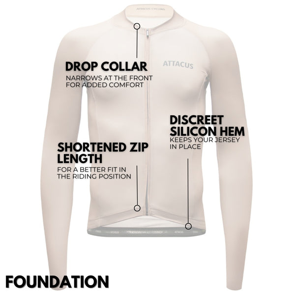 Men's Brown Long Sleeve Foundation Jersey