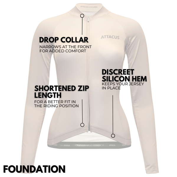 Women's Brown Long Sleeve Foundation Jersey