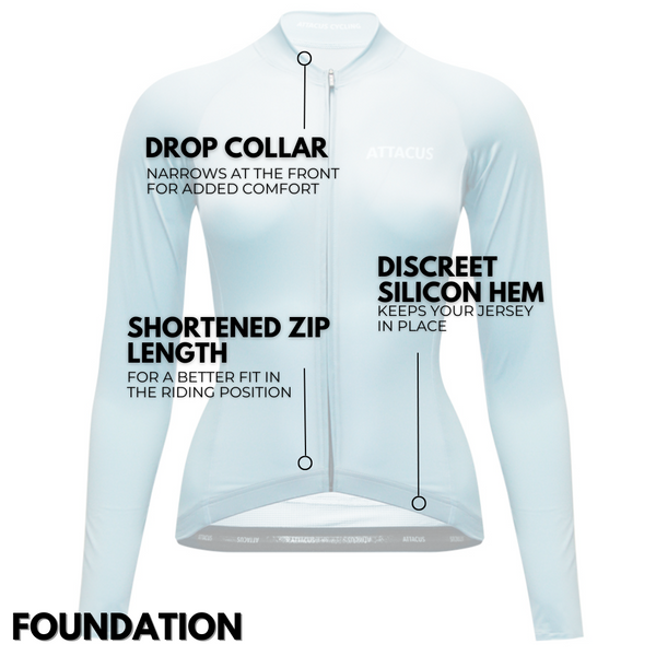 Women's Teal Long Sleeve Foundation Jersey