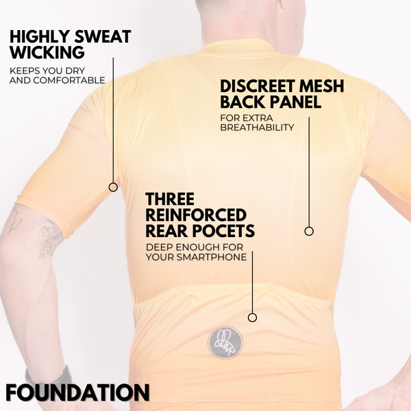 Men's Orange Dissolve Foundation Jersey