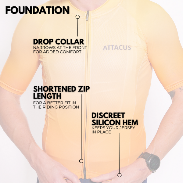 Men's Orange Dissolve Foundation Jersey