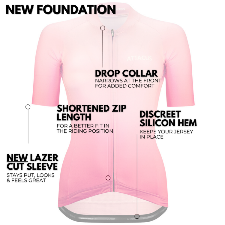 Women's Pink Dissolve Foundation Jersey