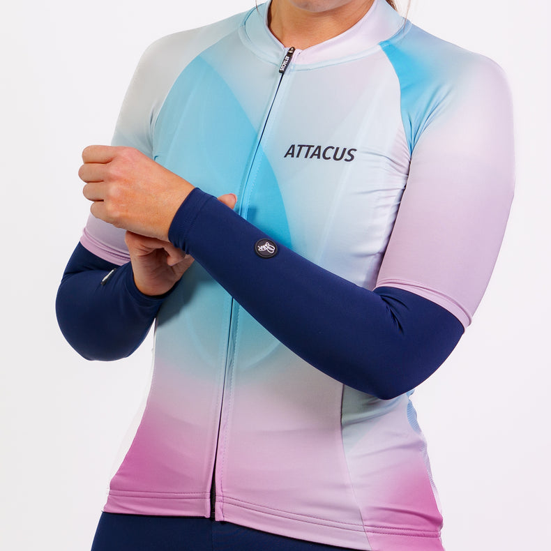 Navy Arm Warmers