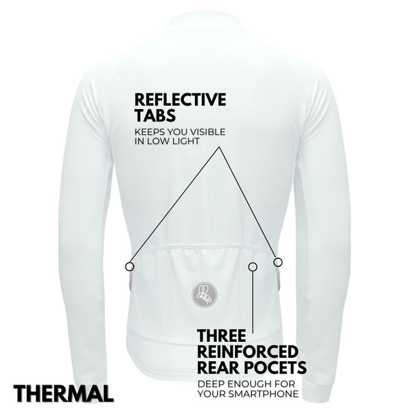 Men's Pixel Thermal Long Sleeve Jersey