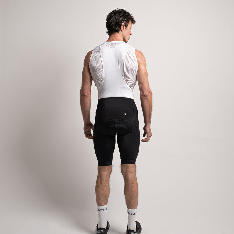 Men's Black Foundation Bib Shorts