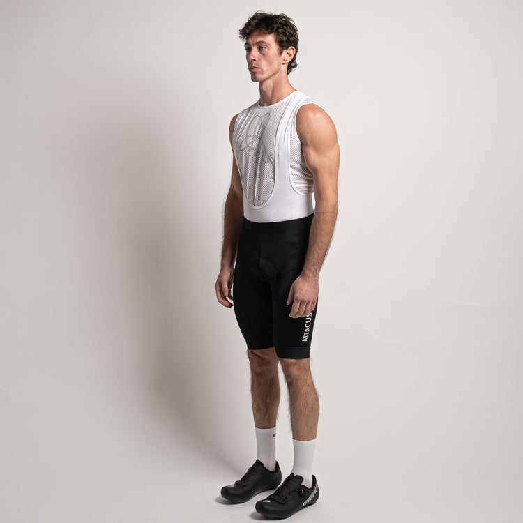 Men's Black Foundation Bib Shorts