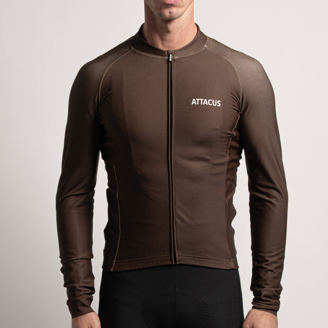 Brown Thermal LS Jersey