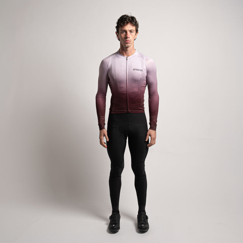 Dissolve Dark Purple LS Jersey