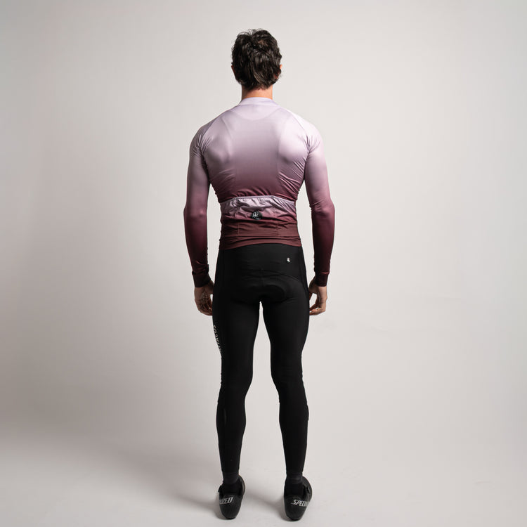 Dissolve Dark Purple LS Jersey