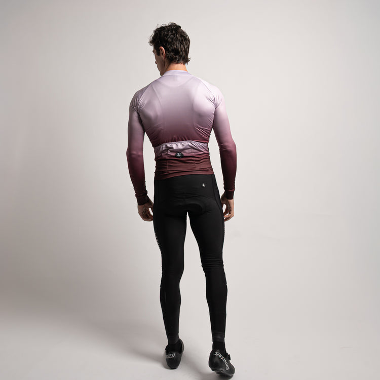 Dissolve Dark Purple LS Jersey