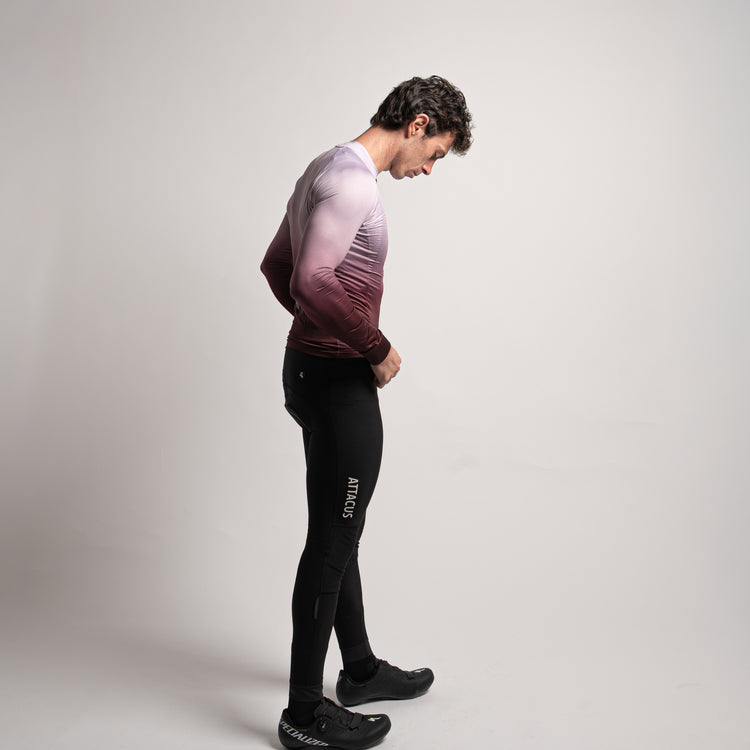 Dissolve Dark Purple LS Jersey