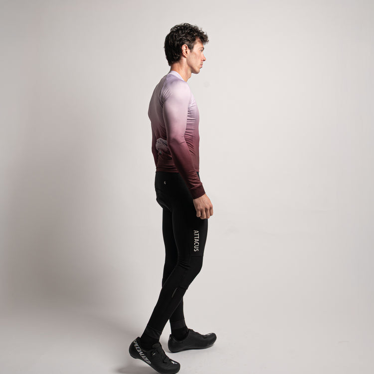 Dissolve Dark Purple LS Jersey