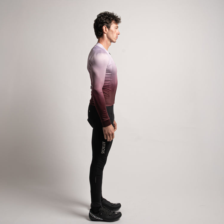 Dissolve Dark Purple LS Jersey