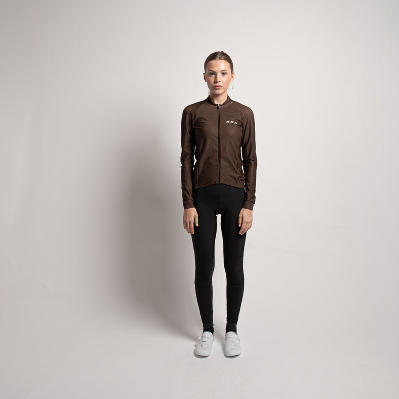 Brown Thermal LS Jersey W