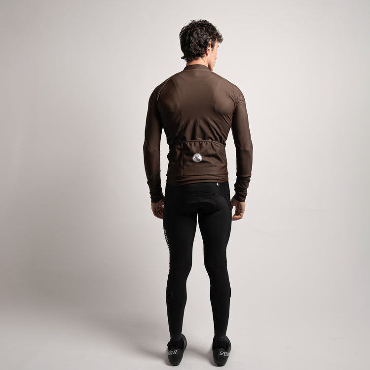 Brown Thermal LS Jersey