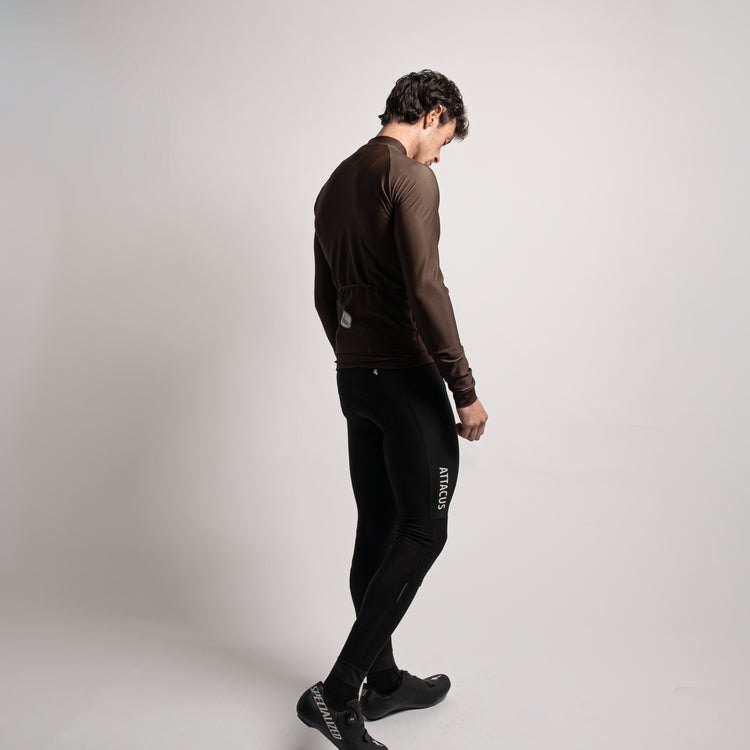 Brown Thermal LS Jersey