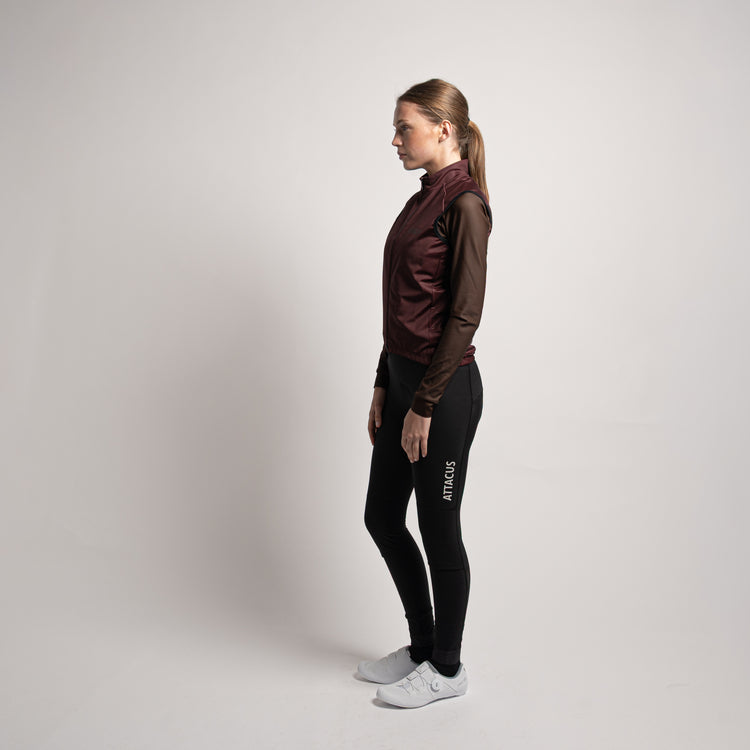 Dark Purple Insulated Gilet W