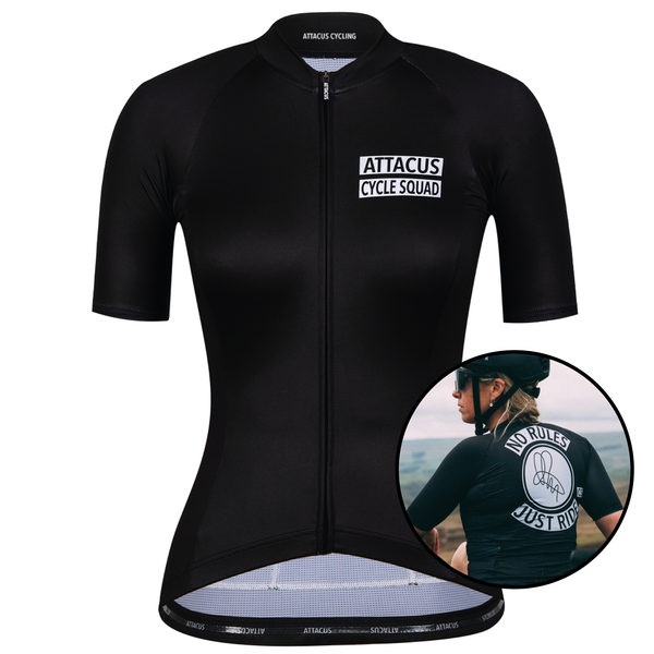 PRE-ORDER Women's Black Cycle Squad Foundation Jersey