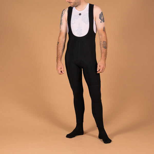 Men's Black Thermal Foundation Bib Tights