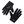 Load image into Gallery viewer, Black Lightweight Full Finger Gloves
