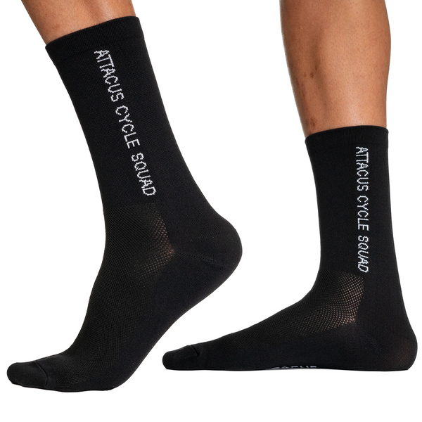 Squad Black Premium Cycling Socks