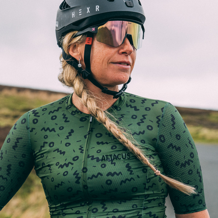 Women's Green Sketch Evo Jersey